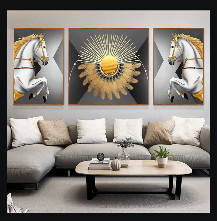 tranh trang guong gan hat pha le