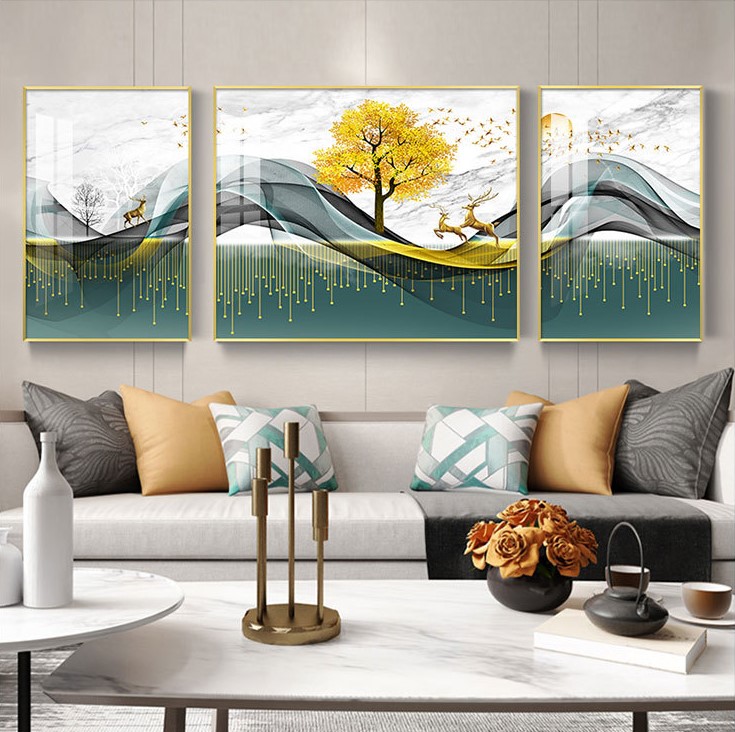 tranh trang guong gan hat pha le