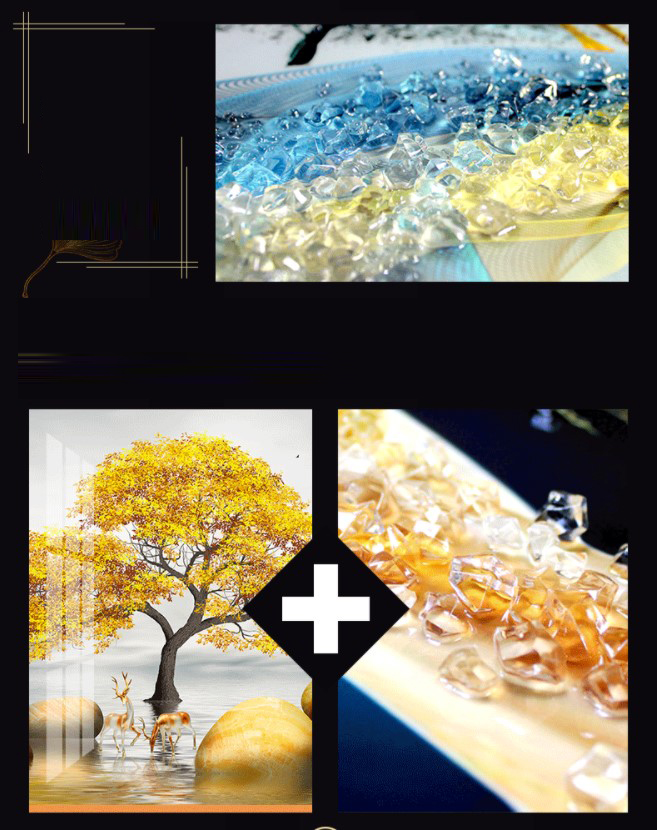 tranh trang guong gan hat pha le