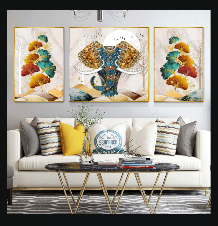 tranh trang guong gan hat pha le