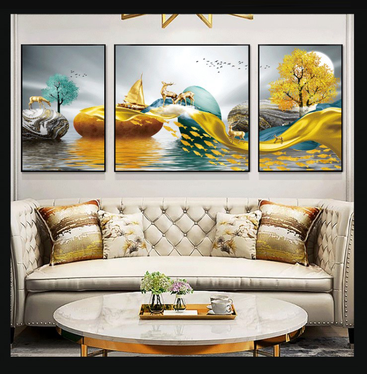 tranh trang guong gan hat pha le