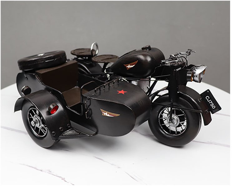 mo hinh sidecar 3 banh co dien