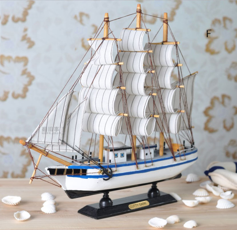 mo hinh thuyen buom phong thuy mang y nghia thuan buom xuoi gio