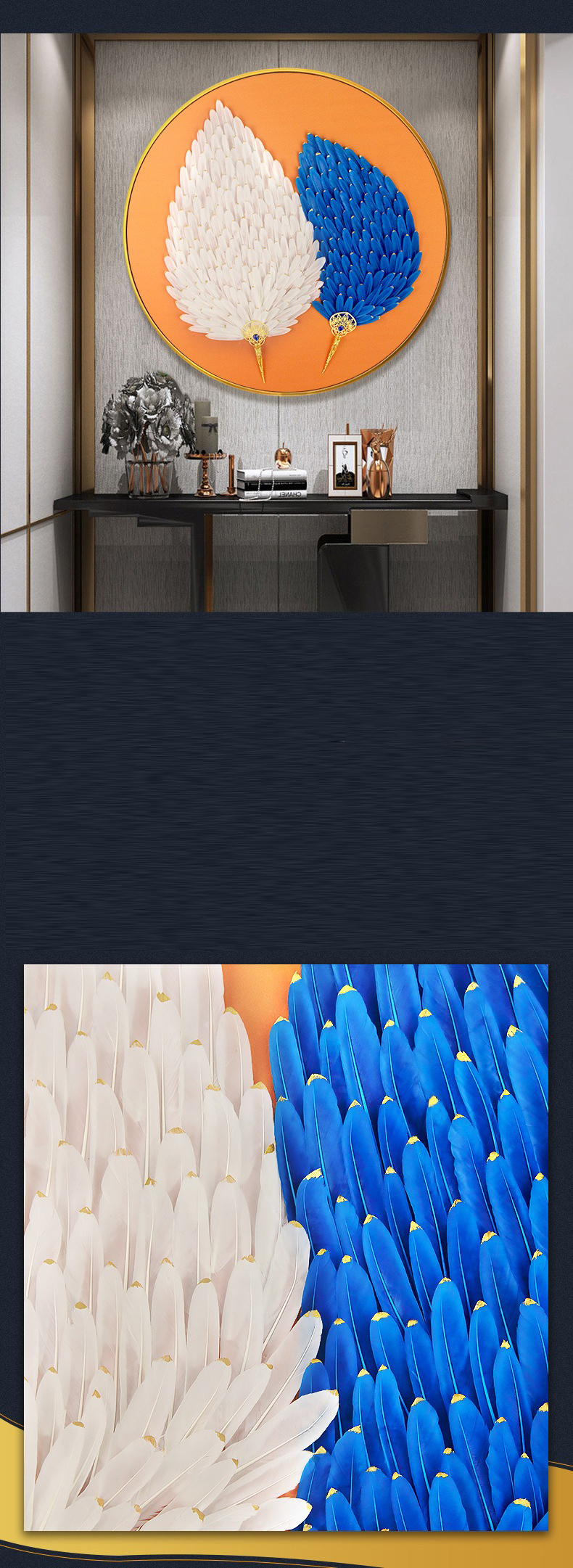 tranh tron 3d long vu