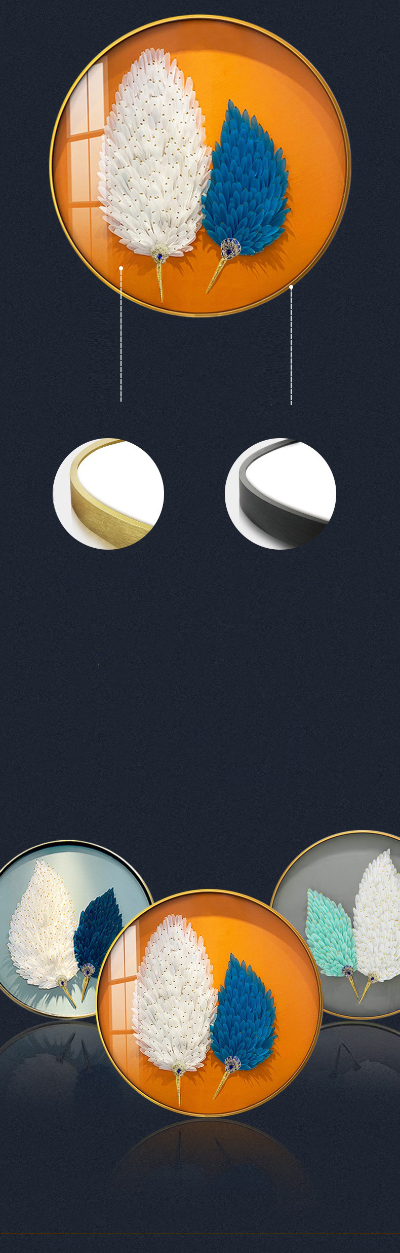 tranh tron 3d long vu