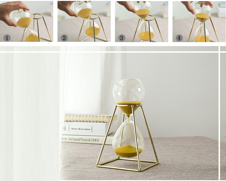 Đồng hồ cát trang trí bàn làm việc