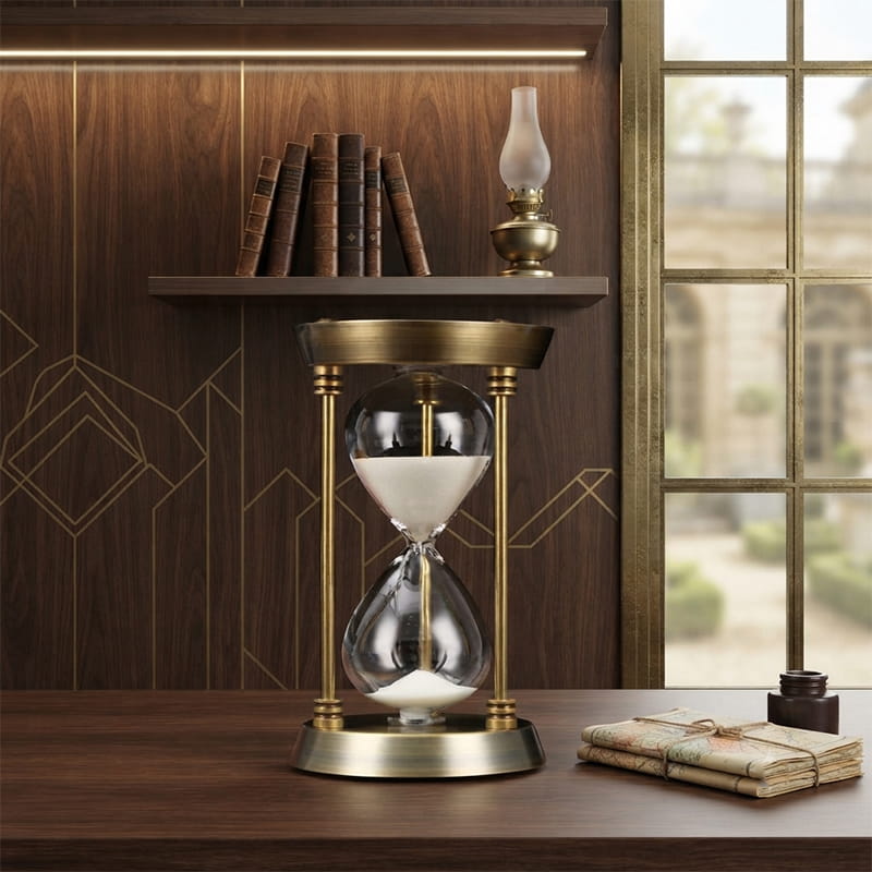 Đồng Hồ Cát Tam Trụ Vintage