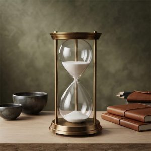 Đồng Hồ Cát Trụ Đứng Cổ Điển