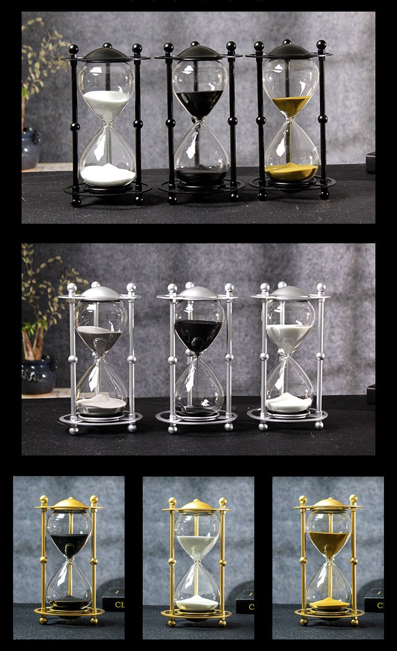 Đồng hồ cát trang trí bàn làm việc