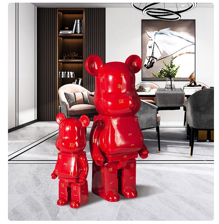 Gấu Bear LV trang trí nội thất