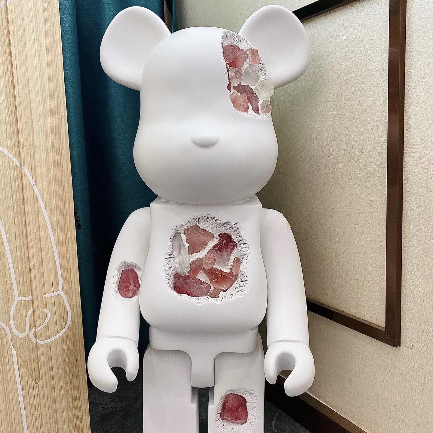 Gấu Bear xói mòn pha lê