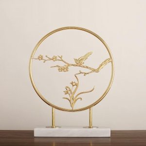 Mô hình chim và hoa