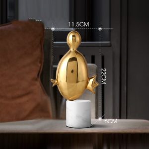 Con cá dễ thương trang trí phòng khách