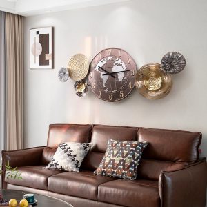 Đồng hồ treo tường quả địa cầu
