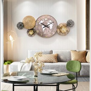 Đồng hồ treo tường quả địa cầu