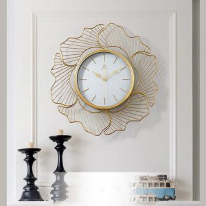 Đồng hồ treo tường lá bạch quả