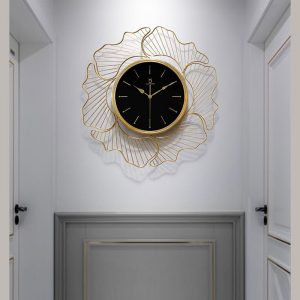 Đồng hồ treo tường lá bạch quả