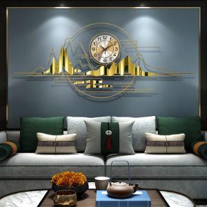 Đồng hồ treo tường núi non trùng điệp