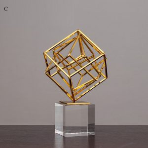 Hình khối pha lê phong cách Bắc Âu