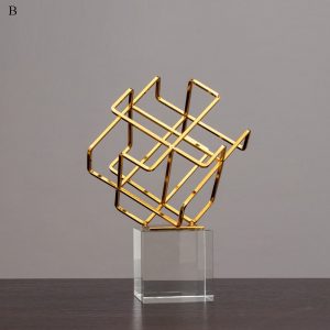 Hình khối pha lê phong cách Bắc Âu