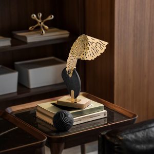 Mô hình lá sen kim loại