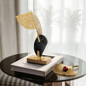 Mô hình lá sen kim loại