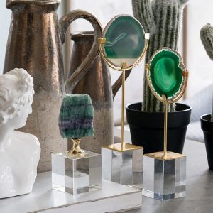 Mô hình đá mã não trang trí nội thất