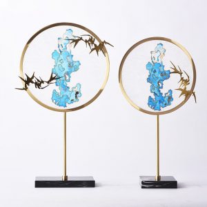 Mô hình nghệ thuật lá tre tinh xảo