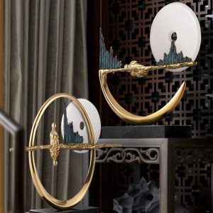 Mô hình mặt trăng ngọc trang trí