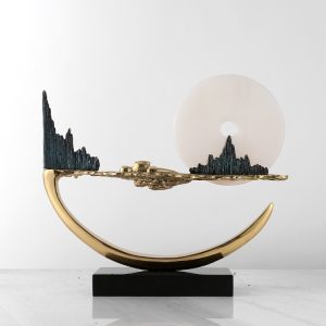 Mô hình mặt trăng ngọc trang trí