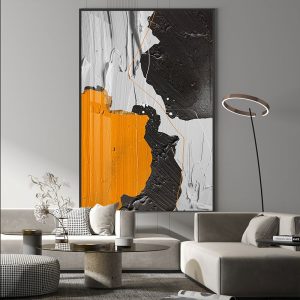 Tranh sơn dầu trìu tượng treo tường