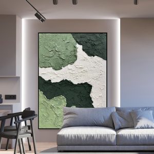 Tranh sơn dầu trìu tượng làn nước