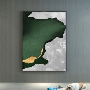 Tranh sơn dầu phong cách tối giản