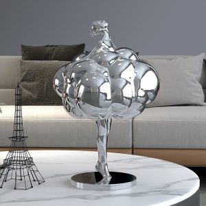 Tượng cô gái để kệ trang trí