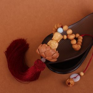 Khánh treo ô tô mặt Phật điêu khắc đẹp