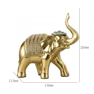 Voi như ý trang trí nội thất bằng đồng