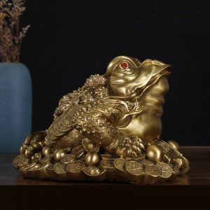 Cóc 3 chân ngậm tiền vàng may mắnCóc 3 chân ngậm tiền vàng may mắn