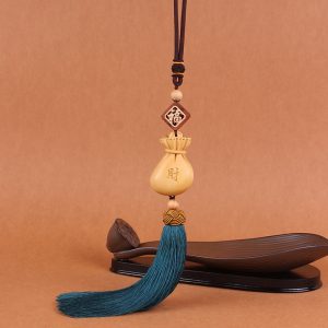 Dây treo phong thủy xe hơi túi tiền may mắn