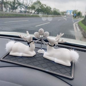 Đôi hươu trang trí Taplo oto đáng yêu