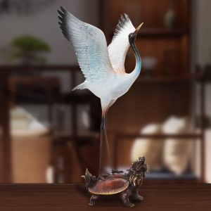 Hạc cưỡi long quy mang lại may mắn