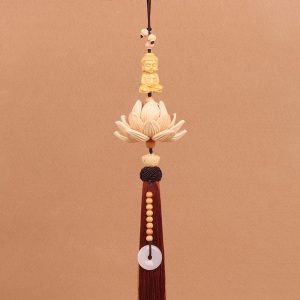 Khánh Phật tọa hoa sen decor xe hơi