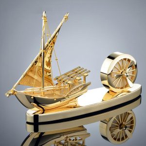 Mô hình thuyền buồm để xe oto sang trọng