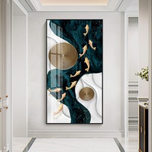 Tranh cửu ngư quần hội dọc được yêu thích