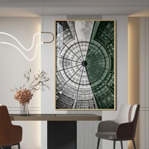 Tranh in sơn dầu phong cách kiến trúc đẹp