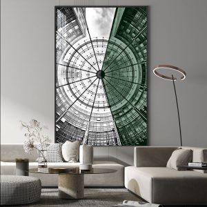 Tranh in sơn dầu phong cách kiến trúc đẹp