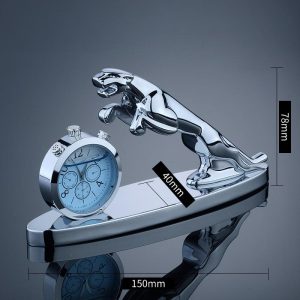 Tượng con báo để taplo oto sang trọng