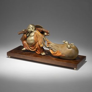 Tượng Phật Di Lặc chất liệu bằng đồng