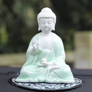 Tượng Phật Như Lai để taplo xe hơi cầu may mắn