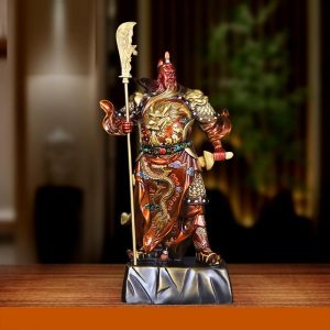 Tượng quan công chống đao mang ý nghĩa phong thủy