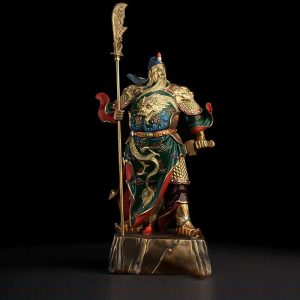 Tượng quan công chống đao mang ý nghĩa phong thủy